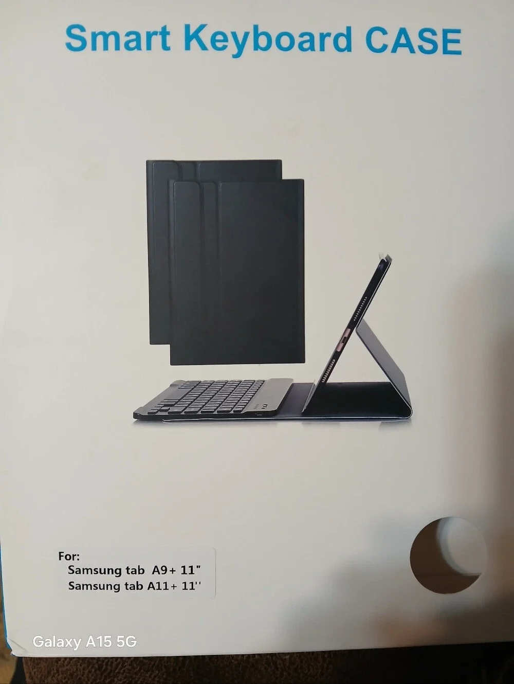 Samsung PU Leather Keyboard Case with Removable Wireless Keyboard - Black
